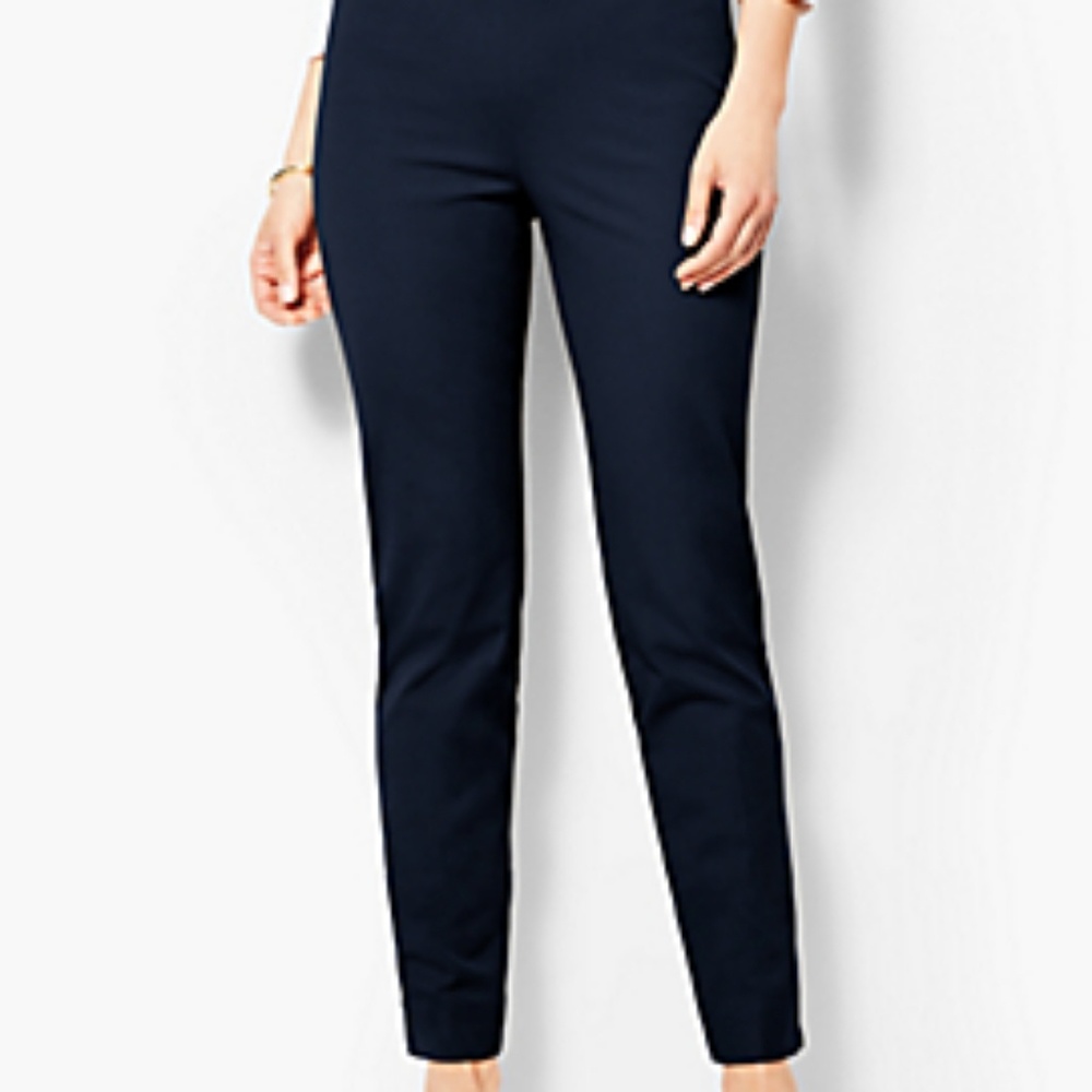 Talbots 12 Heritage fit navy pants legging